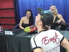 Hot lesbians behind the scenes