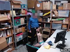 Teen girls are fucked at the warehouse